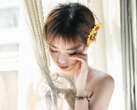 美女模特柠檬vivi 小清新唯美写真高清图片